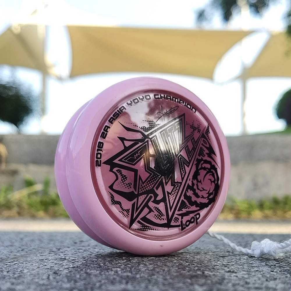 Solid Pink - Transparent Cap Black Text